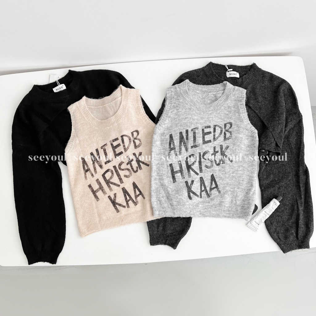 Set áo in chữ-4563