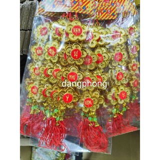5 dây treo tết Bông mai,Quạt dài 26cm(Số 1) cả dây trang trí tết nhiều mẫu