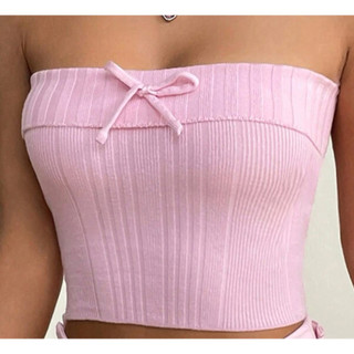 CAMI Y2K TUBE TOP (PINK)
