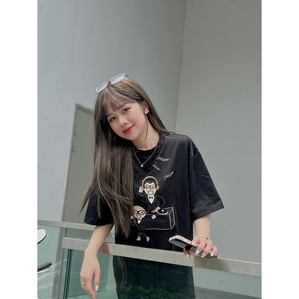 Áo thun Chrome vá da in hình 🔥🔥🔥🔥  MIX LOGO  CĂNG ĐÉT mùa hè