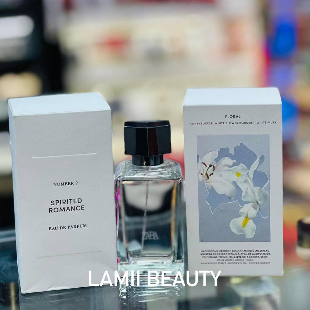 Nước hoa ZARA SPIRITED ROMANCE EDP 30ml/100ml - LAMII BEAUTY