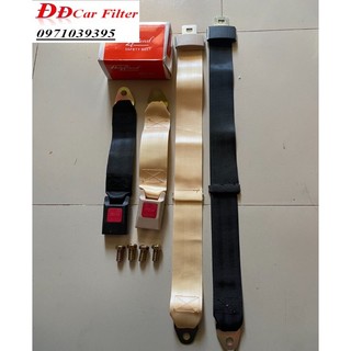 Dây Đai An Toàn Ô Tô 2 Tiếp Điểm Điều Chỉnh Độ Dài Cho Xe Hơi - Kích thước: Dây ngắn 31cm, dây dài 70cm