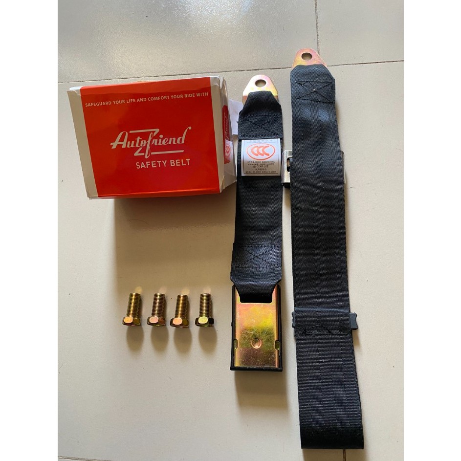 Dây Đai An Toàn Ô Tô 2 Tiếp Điểm Điều Chỉnh Độ Dài Cho Xe Hơi - Kích thước: Dây ngắn 31cm, dây dài 70cm