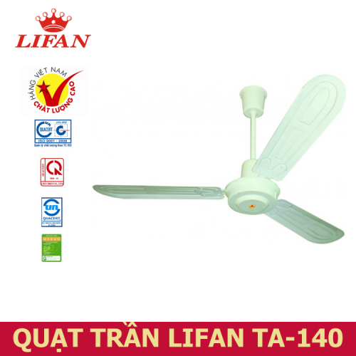 Quạt Trần Lifan TA-140 (70W - Đường kính lồng 1.4M - Màu ngẫu nhiên)