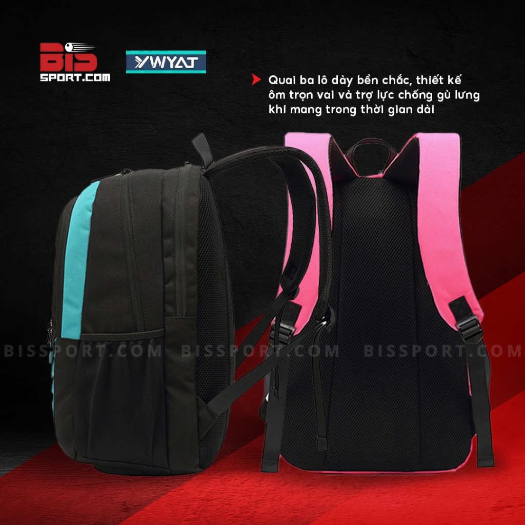 Balo Cầu Lông YWYAT 2066 Đen Xanh Chính Hãng - Ngăn Giày, Vợt Riêng, Thoáng Khí, Chống Thấm, Khử Mùi, Bền Chắc