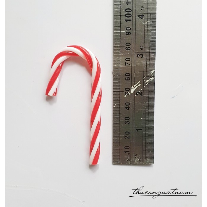 Dây quàng cổ mini, kẹo gậy, nón len mini trang trí giáng sinh