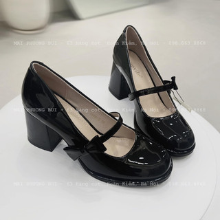 Giày lolita da bóng quai nơ mai phương bùi