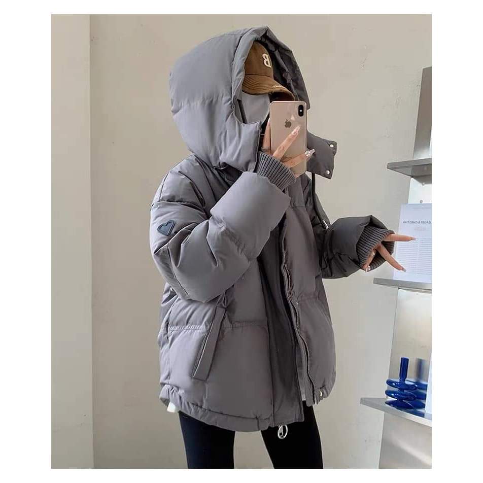 Áo Phao Nữ Béo Đại Hàn Dáng Rộng Cao Cấp Phong Cách Hàn Quốc Dành Cho Mùa Đông