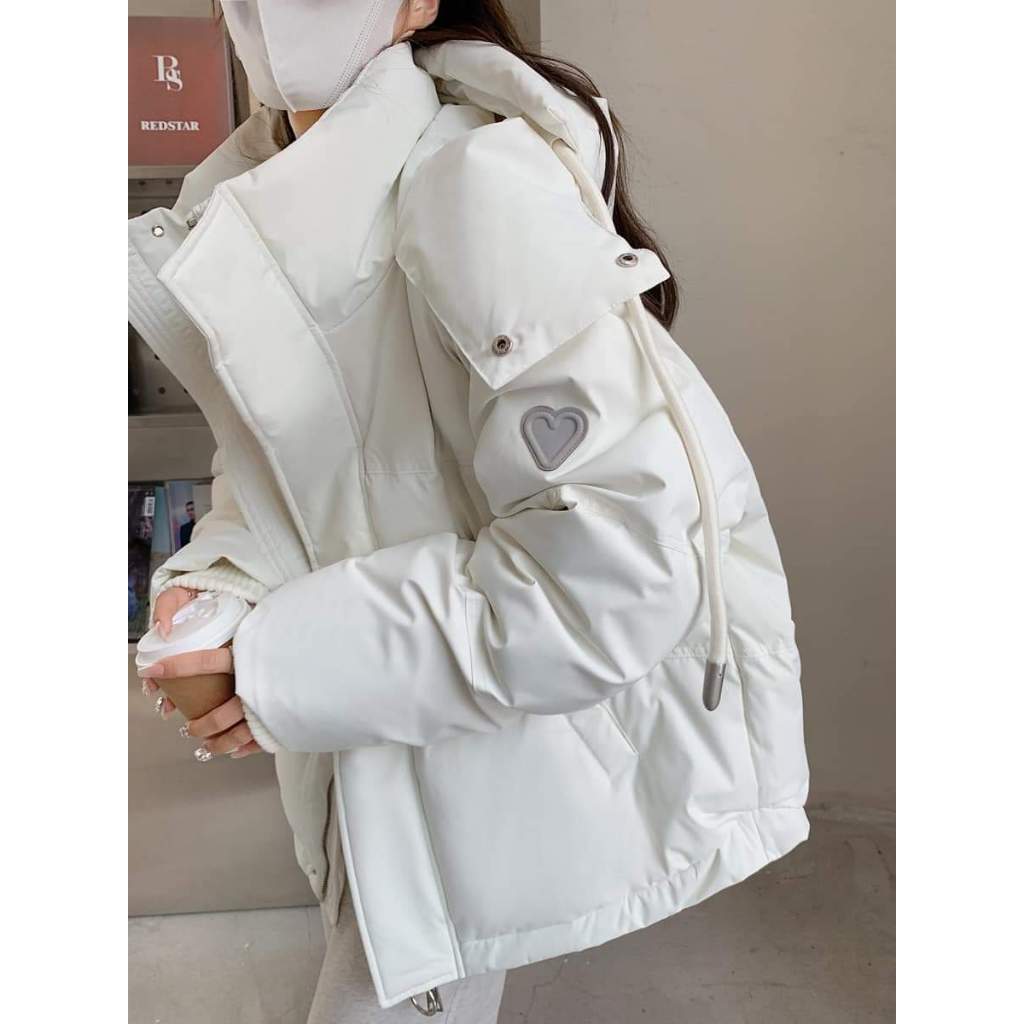 Áo Phao Nữ Béo Đại Hàn Dáng Rộng Cao Cấp Phong Cách Hàn Quốc Dành Cho Mùa Đông