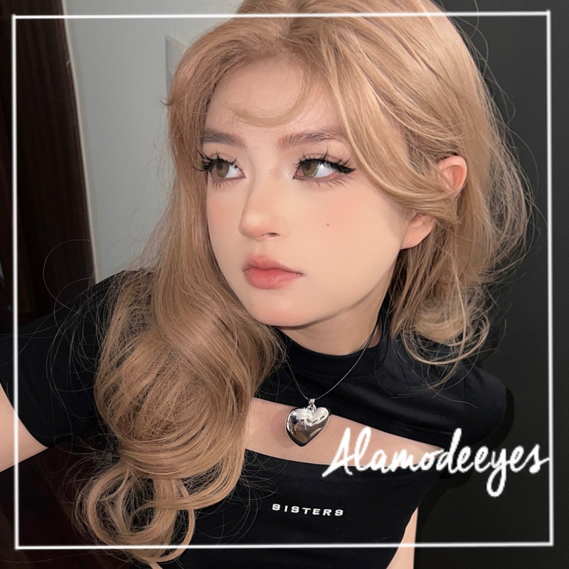 Lens nâu 3tone giãn nhẹ