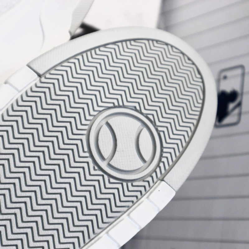 Giày ML.B Liner Basic Quai Dán Grey White Monogram Lai Au Fullbox