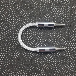 Dây IC, AUX, 2 đầu 3.5mm 8 lõi bạc cao cấp cho DAC / AMP