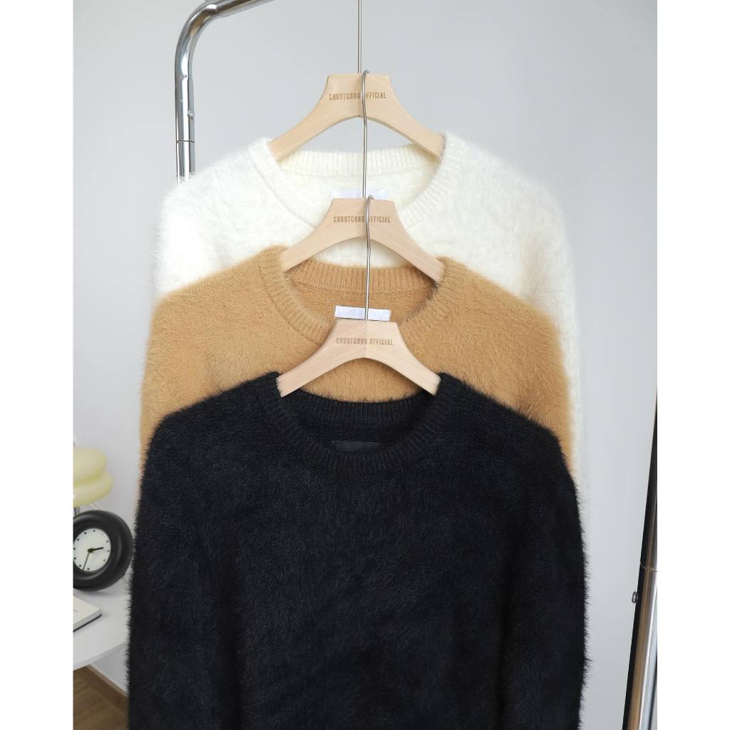 ÁO SWEATER LÔNG TRƠN- CHUOTCONG SW65061