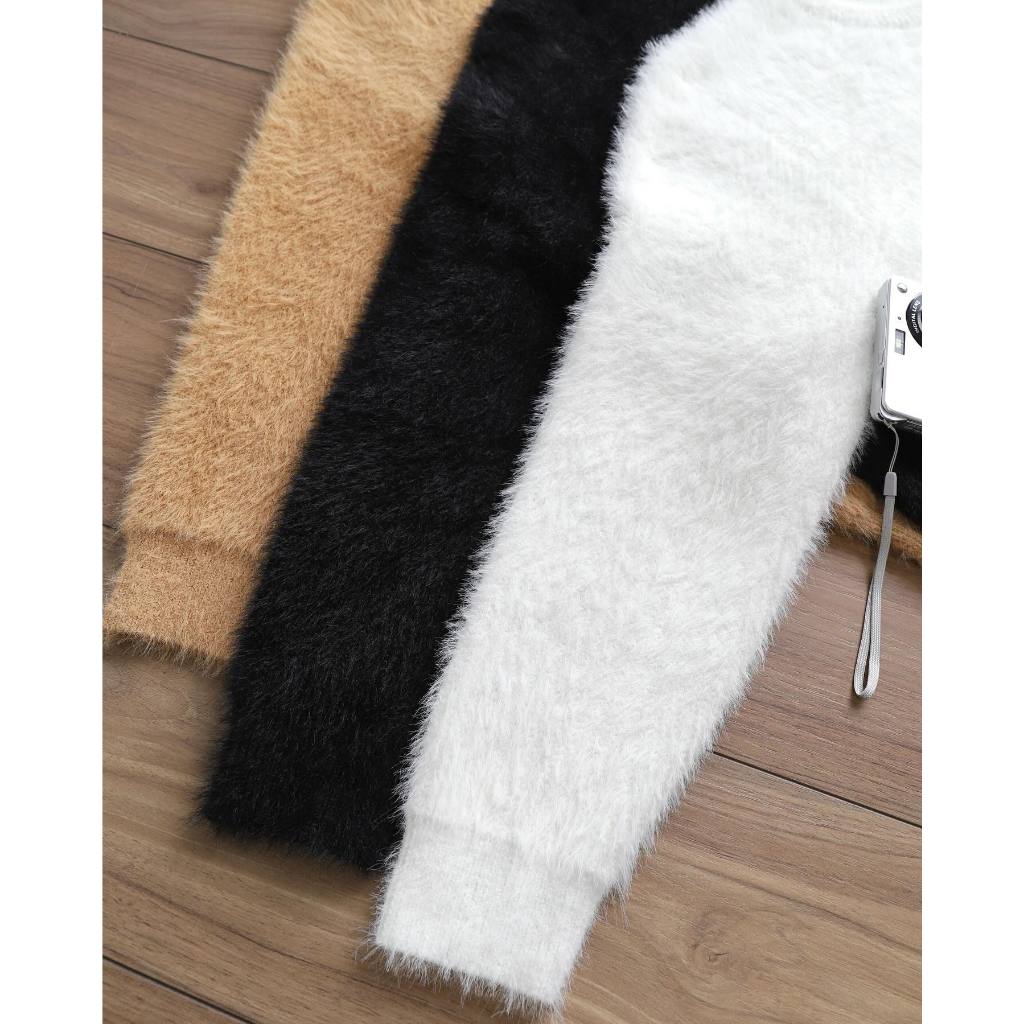 ÁO SWEATER LÔNG TRƠN- CHUOTCONG SW65061