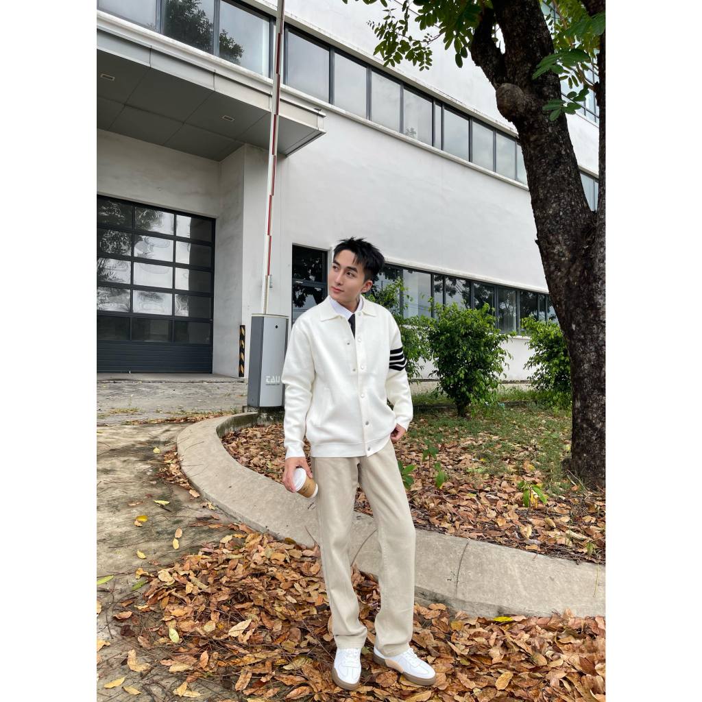 ÁO KHOÁC LEN NÚT BẤM- CHUOTCONG KH67018