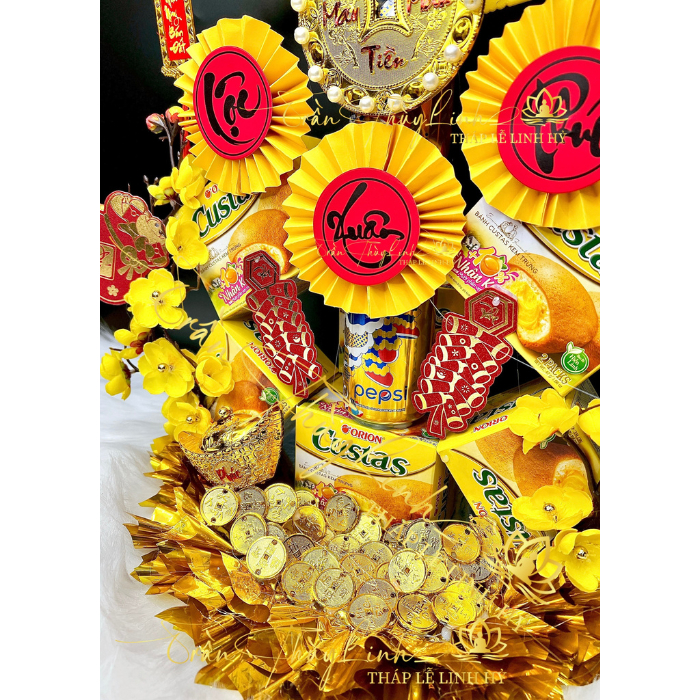 Set làm tháp hoa đào cổ, combo phụ kiện làm tháp, tháp bánh, tháp nước, Mã TG3