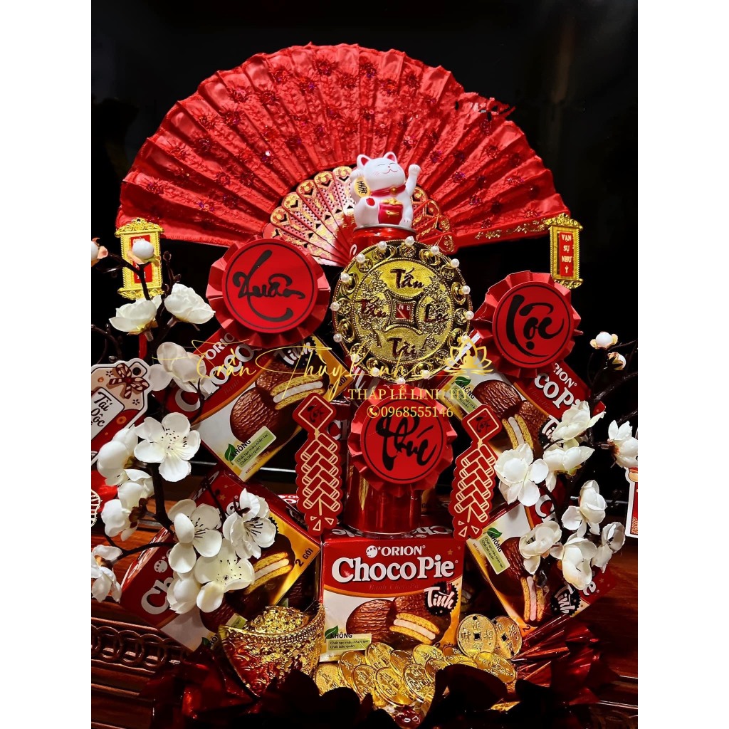 Set làm tháp hoa đào cổ, combo phụ kiện làm tháp, tháp bánh, tháp nước, Mã TG3