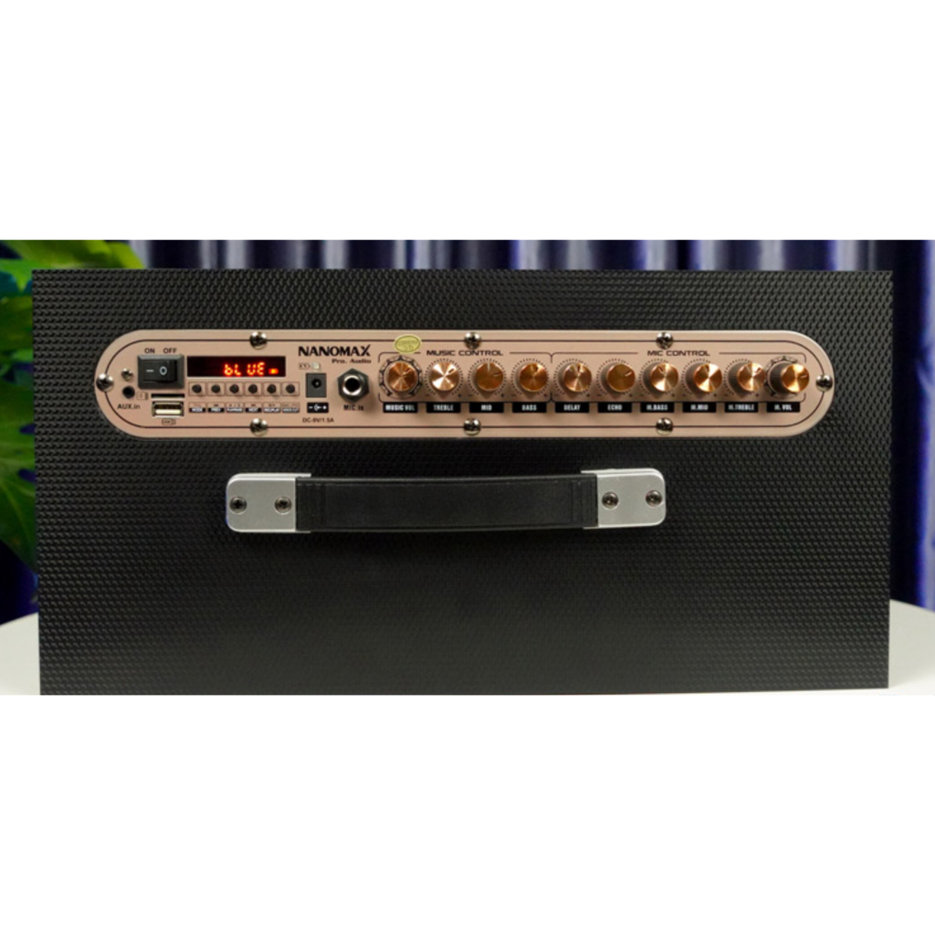 Loa Kéo Karaoke Di Động NANOMAX K01 / K-01 Bass 20CM