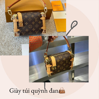 Túi lv viền nâu side trunk mẫu mới