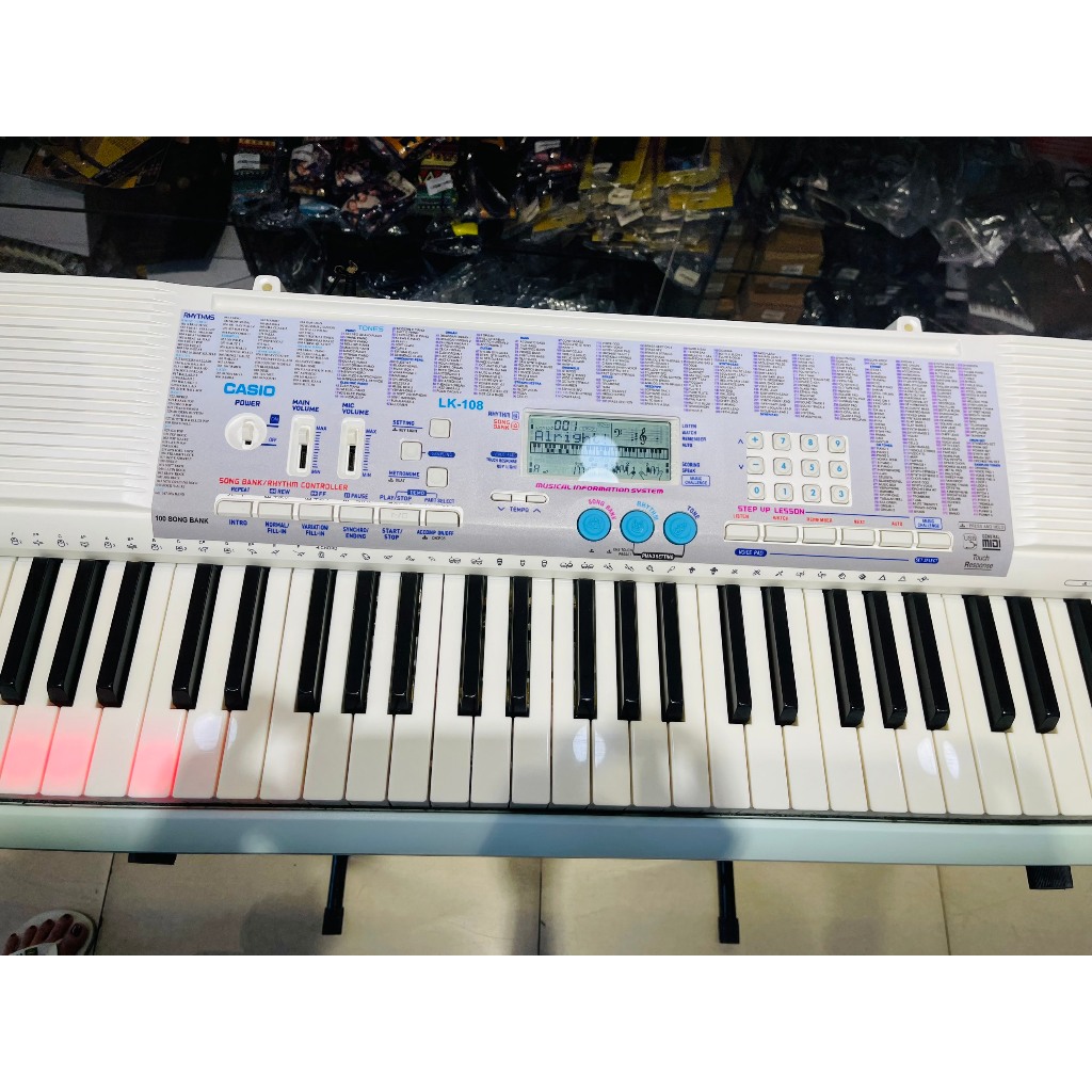 Đàn Organ Casio LK 108 Phím Sáng Nội Địa Nhật