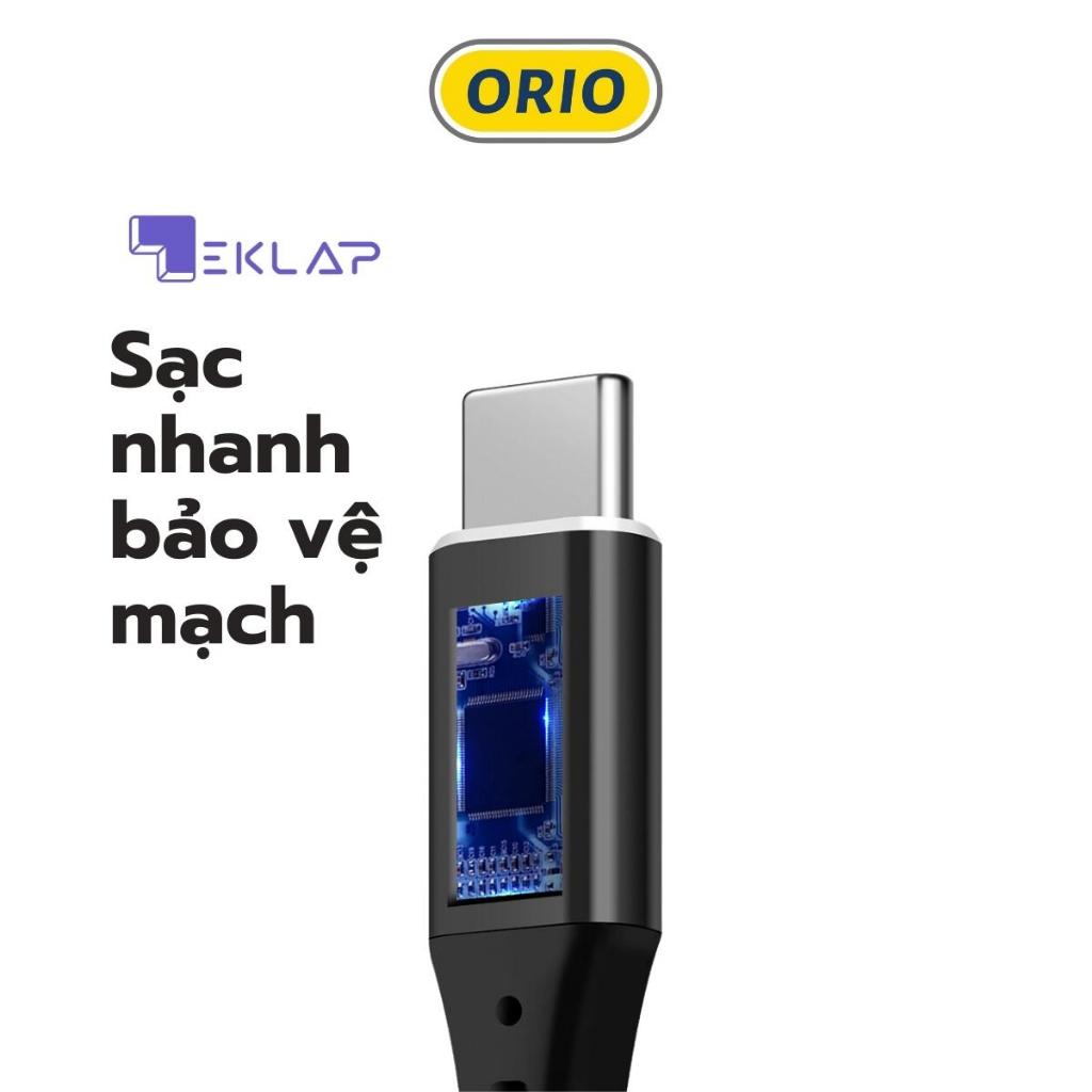EKLAP Chính Hãng - Cáp sạc nhanh EKLAP - EK060 USB lai ning - 1m - ORIO