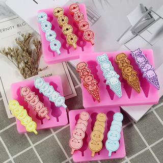 Khuôn silicone kẹo que/ marshmallow