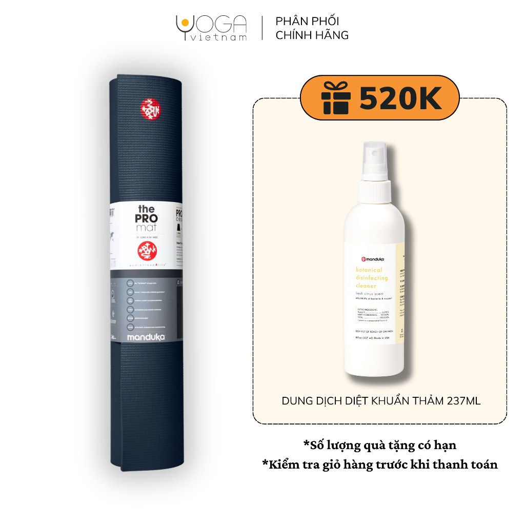 Thảm tập yoga MANDUKA PRO™ 6mm