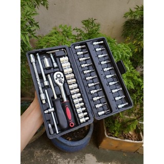 Bộ dụng cụ sửa chữa 46 chi tiết 1/4 cao cấp