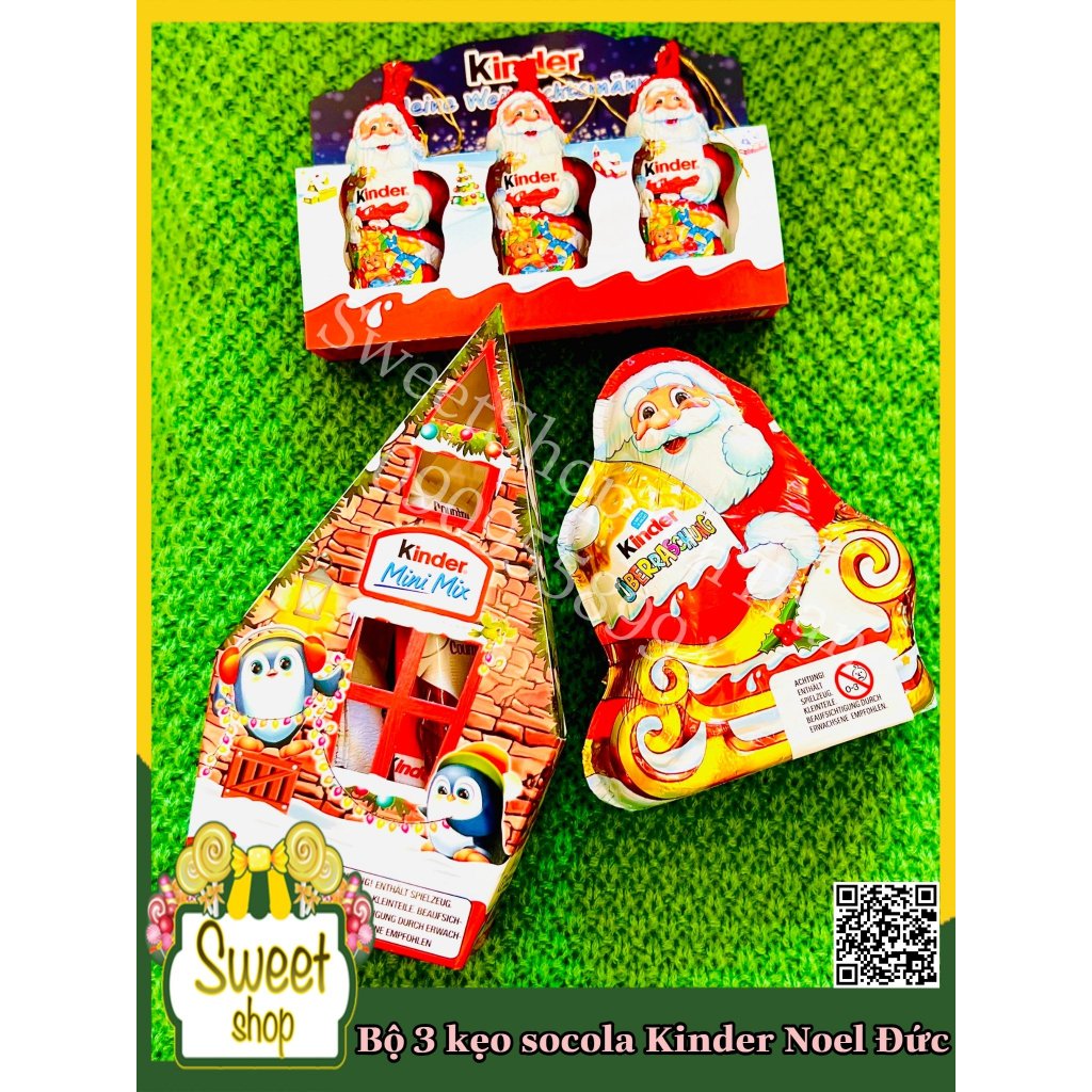 🎅🎄 Bộ ba kẹo Socola Kinder Noel 2023 - Đức 🇩🇪🇩🇪