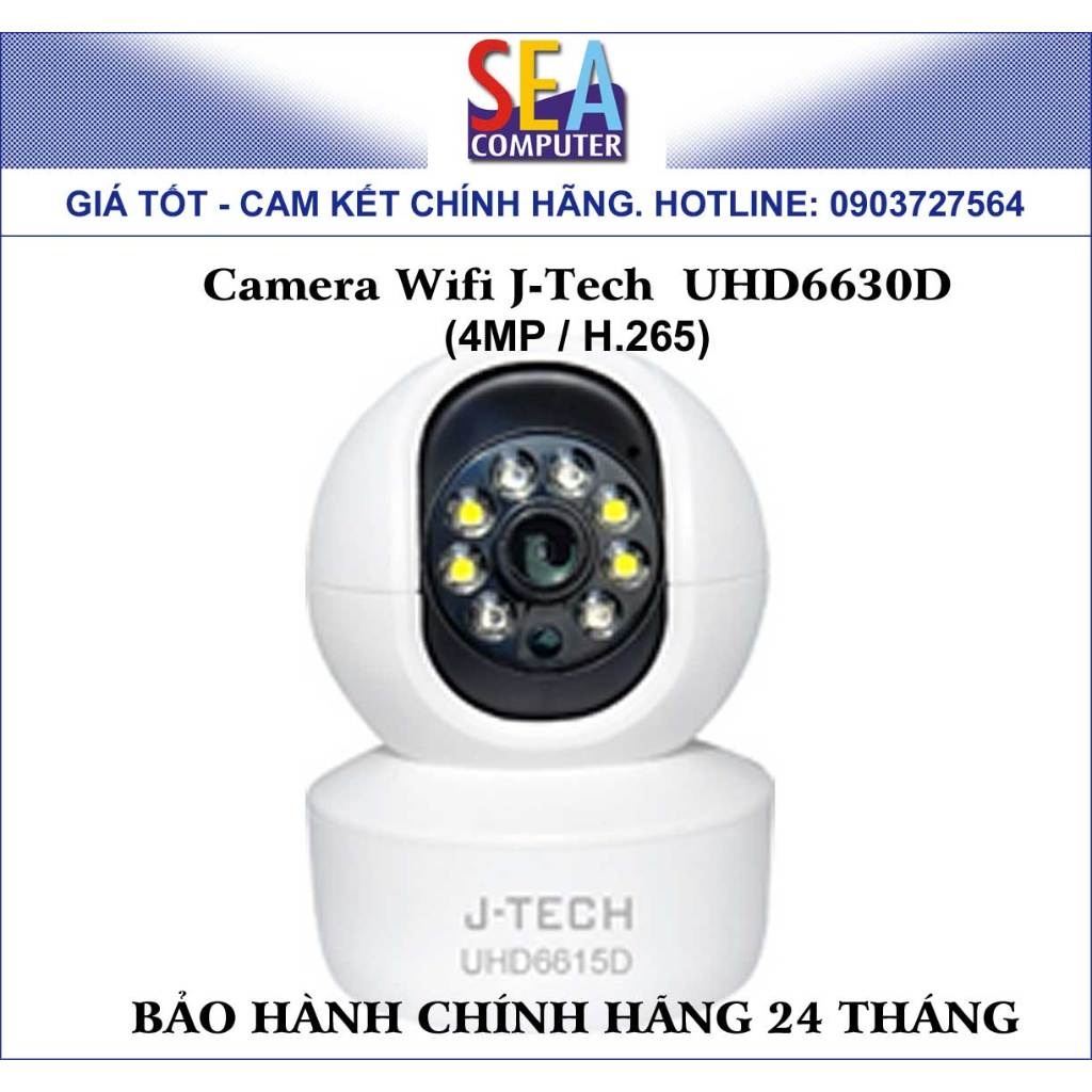 Camera Wifi J-Tech UHD6615D ( 4MP / H.265 )
