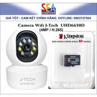 Camera Wifi J-Tech UHD6615D ( 4MP / H.265 )
