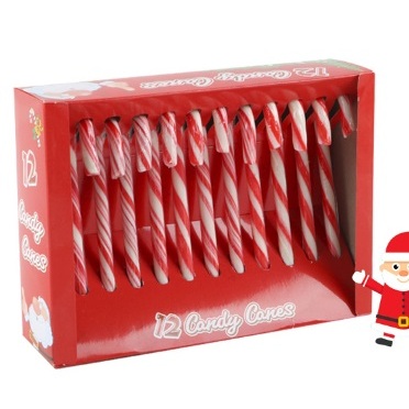 Set kẹo gậy giáng sinh 12 cây