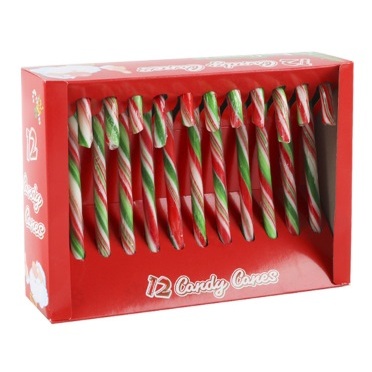 Set kẹo gậy giáng sinh 12 cây