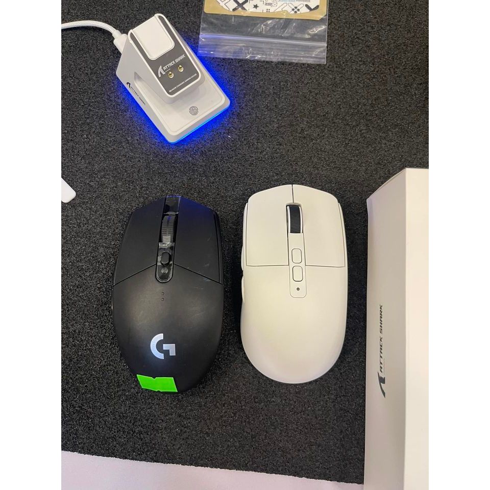 Chuột Máy Tính Gaming Không Dây Attack Shark X3 và X6, Bluetooth + Wireless 2.4GHZ chính hãng