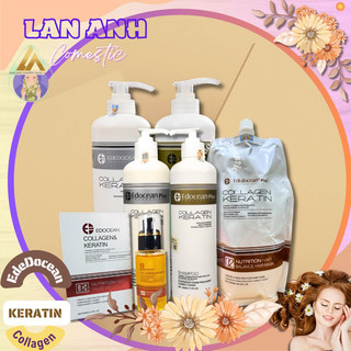 Cặp Dầu Gội EDocean Dầu gội Keratin phục hồi tóc hư tổn Hương thơm nước hoa Cung cấp dưỡng chất giúp tóc chắc khỏe