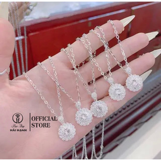 Dây công 1chỉ kèm mặt tròn bạc ta HHJ