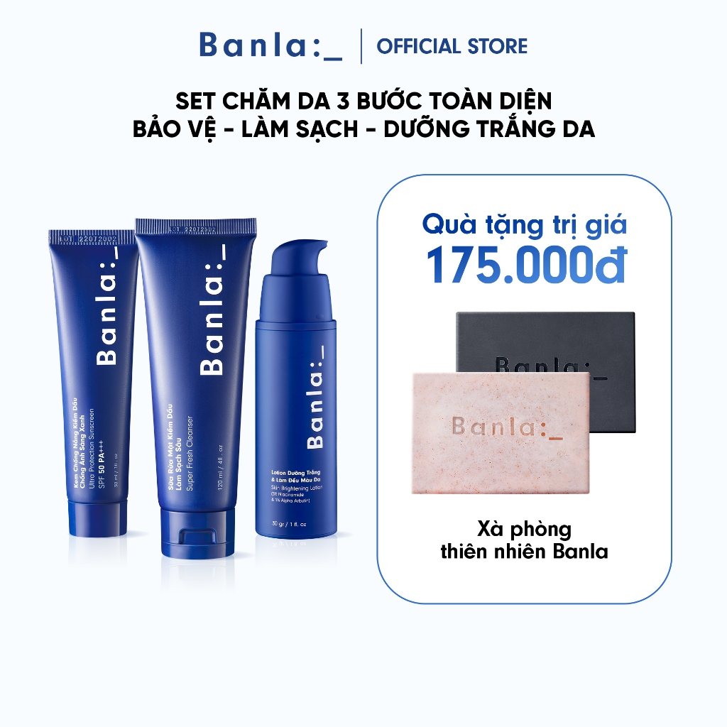 Set Chăm Da Tiện Lợi 3 Bước Cơ Bản Dành Cho Nam