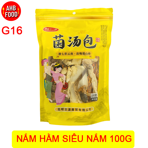 Nấm Hầm Siêu Nấm 100g - Đủ loại nấm ngon