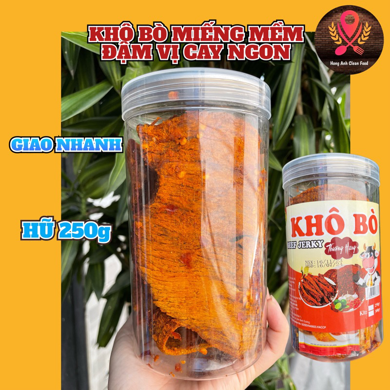 KHÔ BÒ MIẾNG MỀM ĐẬM VỊ CAY NGON