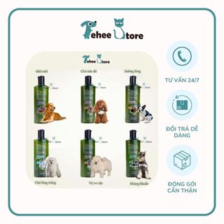 Sữa Tắm Olive Cho Chó Mèo - Dưỡng Mượt Lông, Khử Mùi, Diệt Ve Rận, Lưu Hương Lâu Cho Thú Cưng 450ml