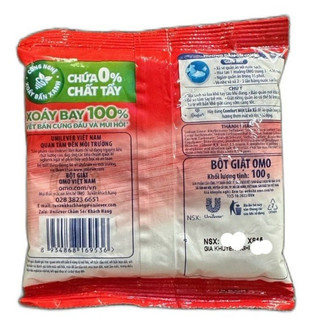 Bột Giặt Omo Gói Nhỏ 100g