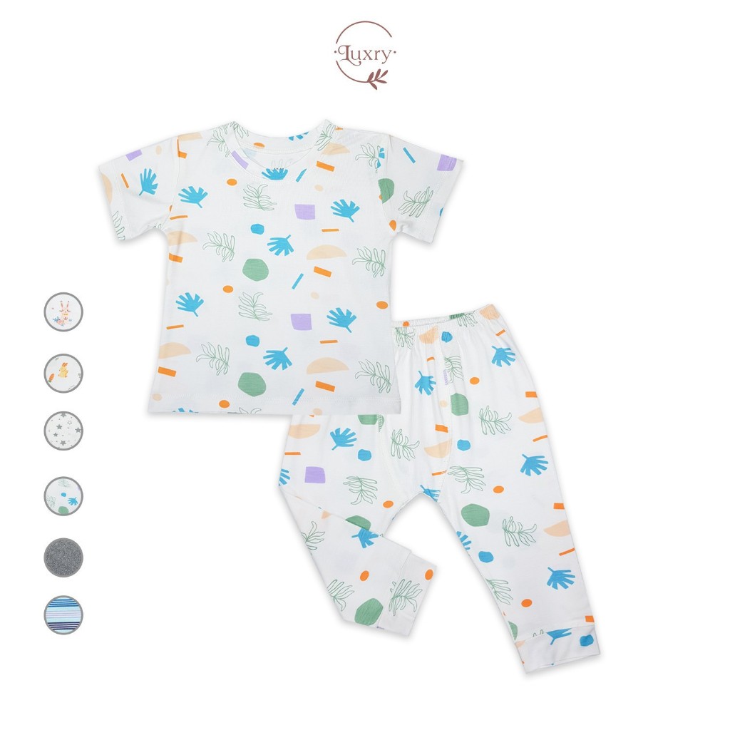 P.áo cộc quần dài size 9 đến 12 tháng thương hiệu Luxry