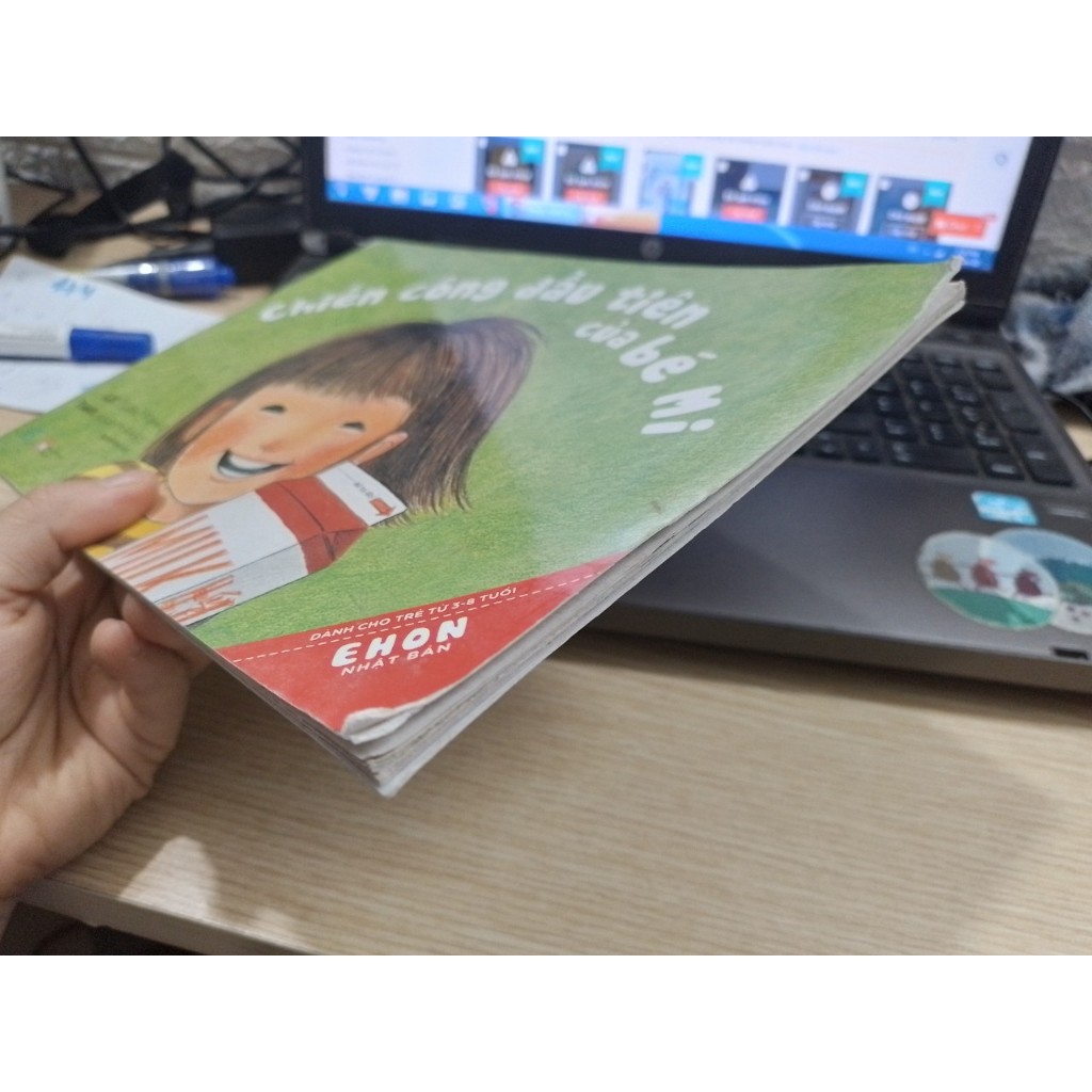 Sách thanh lý - chiến công đầu tiên của bé mi