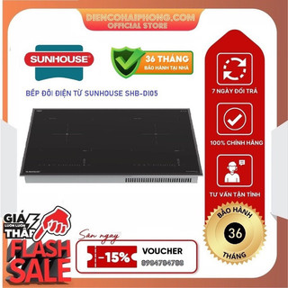 Bếp đôi điện từ sunhouse shb-di05 plus