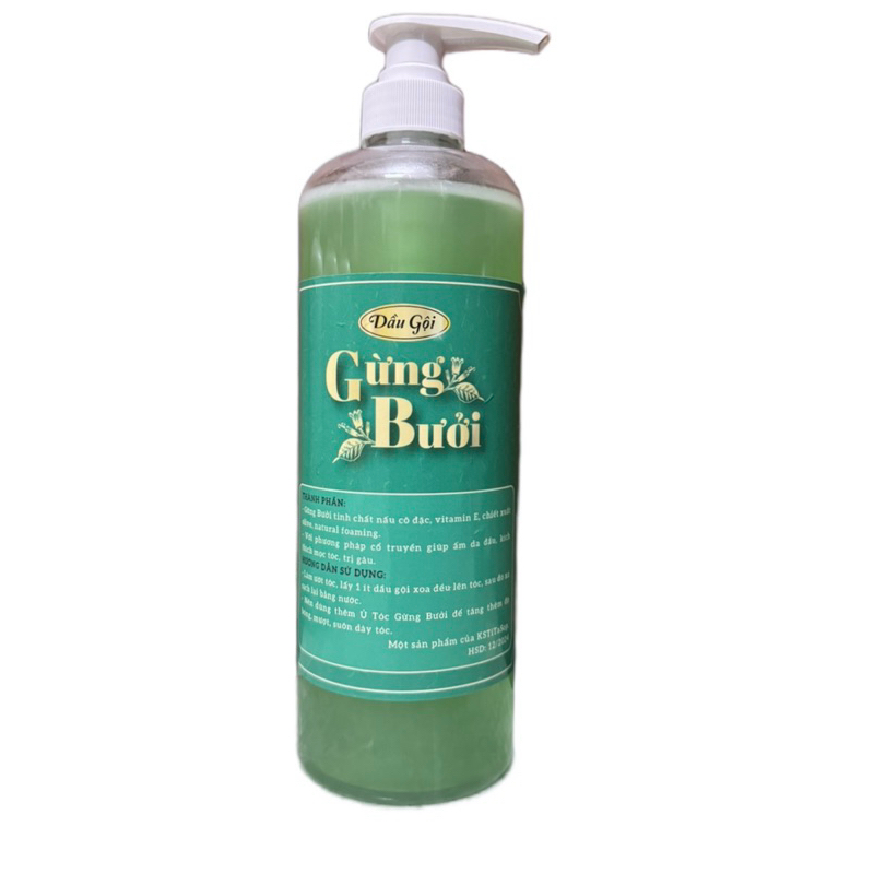Dầu Gội Chiết Xuất Gừng Bưởi