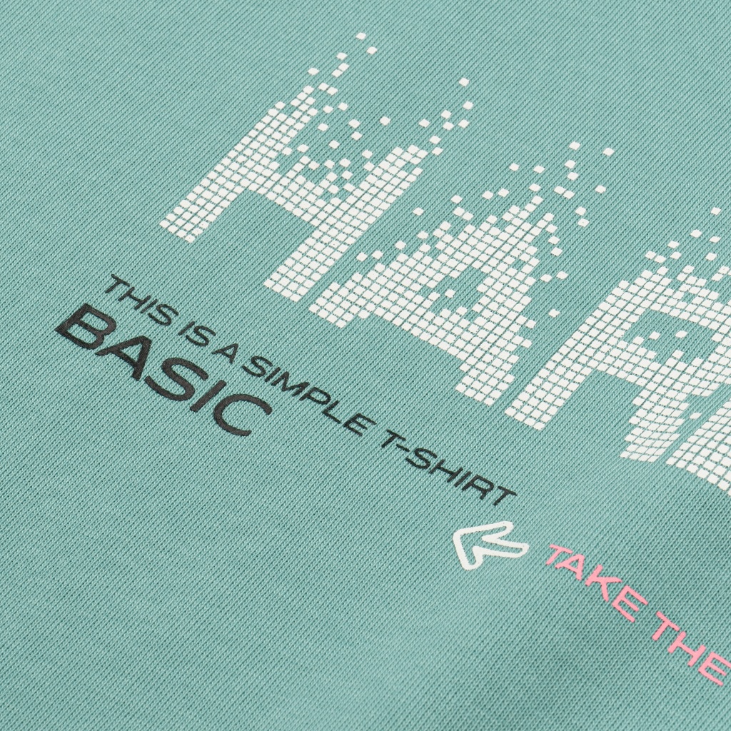 Áo Thun Nam Nữ Cổ Tròn Hard Mode, Áo Thun Local Brand Tay Lỡ Form Rộng, Áo Cặp Oversize Cotton In Lụa Pixel Tee