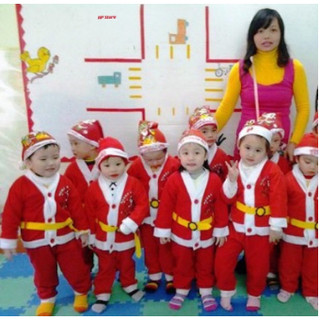 Bộ noel bằng nỉ cho bé(nhiều size)