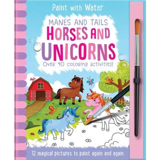 Sách - Tô Màu Ma Thuật Manes and Tails - Horses and Unicorns