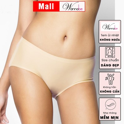 Quần lót su nữ WANNABE quần chíp su lạnh mềm thoải mái không hằn, co giãn, thoáng mát cả ngày QL180