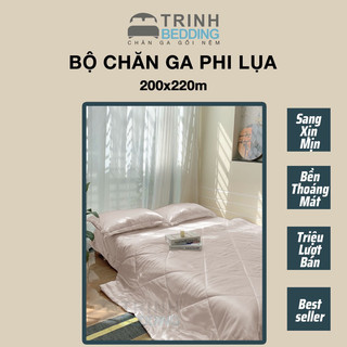 BỘ PHI LỤA KÈM CHĂN SIZE LỚN 2M X 2M2